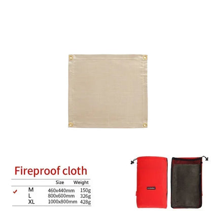Flameproof Outdoor Camp Mat Heat Resistant Camping Pad