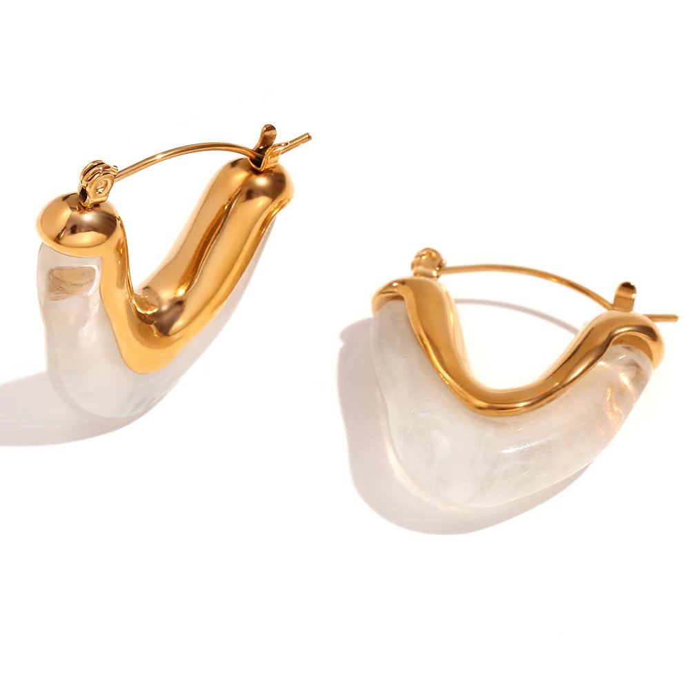 Halri | 18k Elegant Gold Hoop Earrings