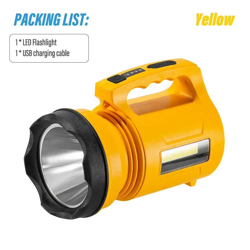 Bright LED Rechargeable Handheld Flashlight - Halri