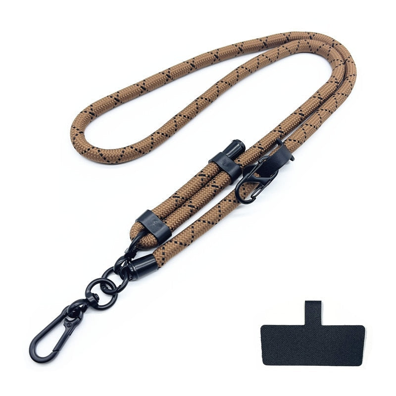 Flexible Phone Wrist Strap with Adjustable Neck Holder