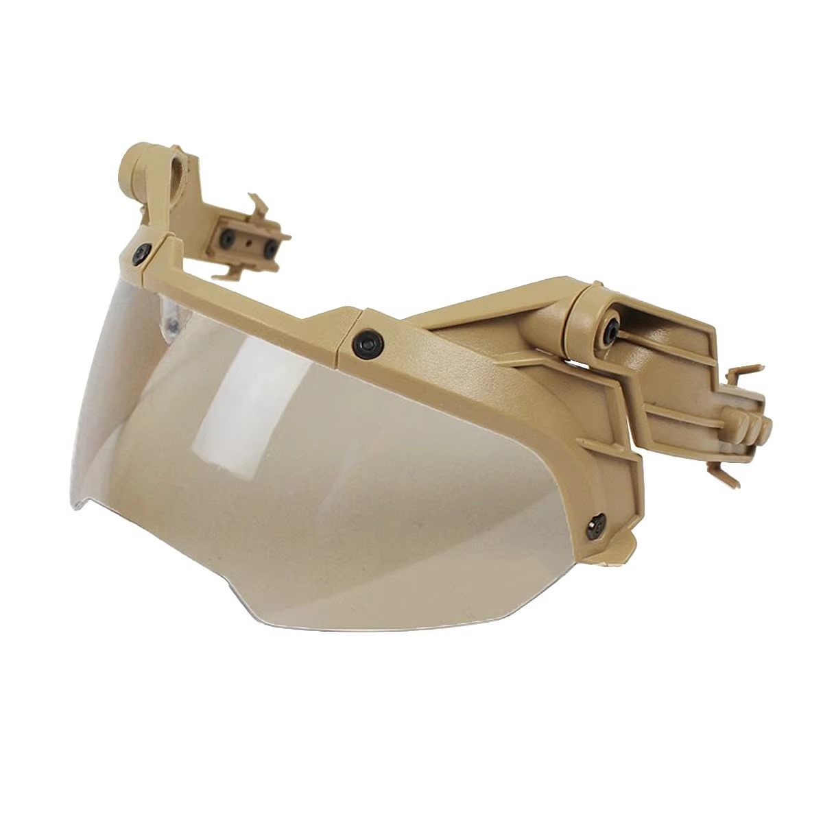 Tactical Adjustable Helmet with Fogproof Removable Goggles