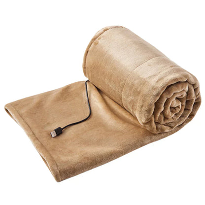 Cozy Warm USB Electric Throw Blanket with 3 Heat Settings