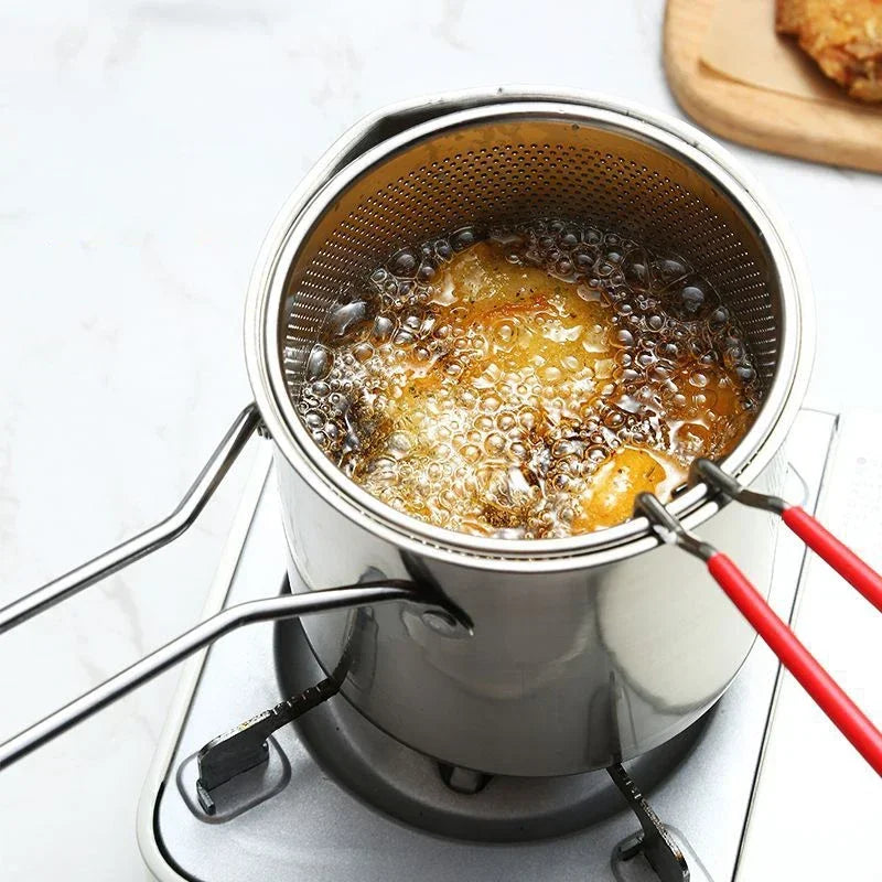 Heavy Duty Stainless Steel Fryer Pot