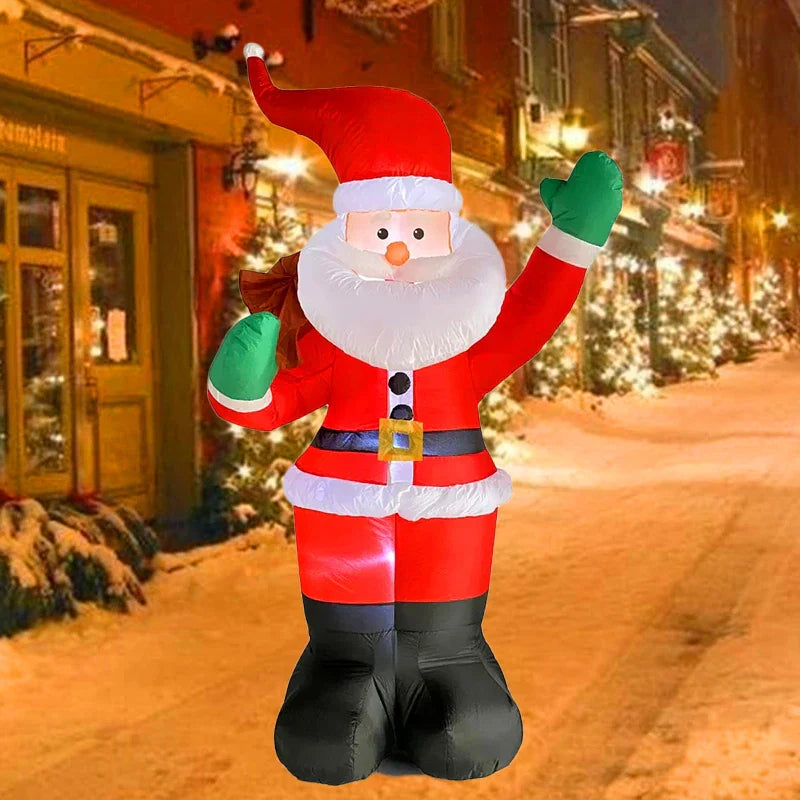 Giant LED Santa Outdoor Christmas Decor