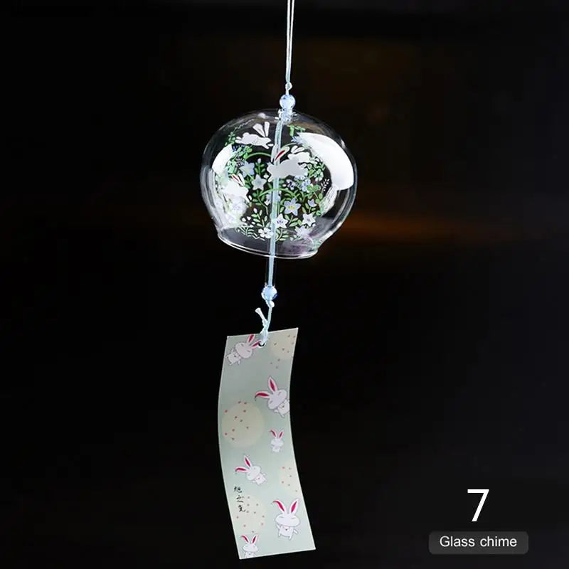 Beautiful Handmade Glass Wind Chime Pendant