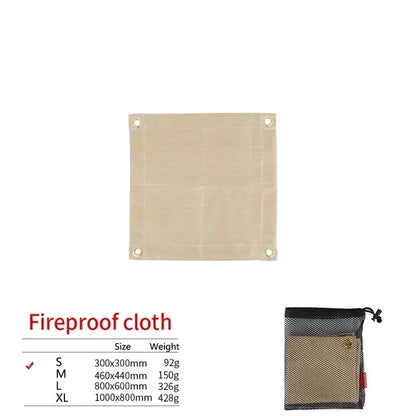 Flameproof Outdoor Camp Mat Heat Resistant Camping Pad