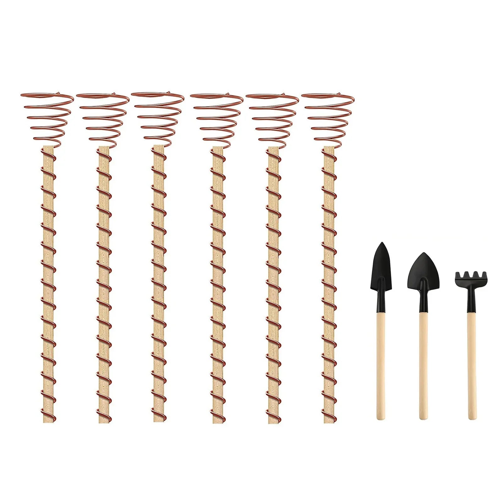 Natural Copper Plant Growth Sticks for Indoor Plants - Halri