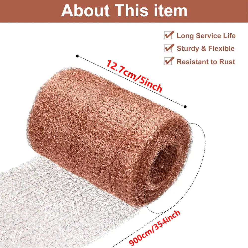 Garden Snail Barrier Copper Mesh Tape - Halri