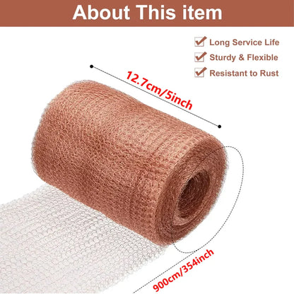 Garden Snail Barrier Copper Mesh Tape - Halri