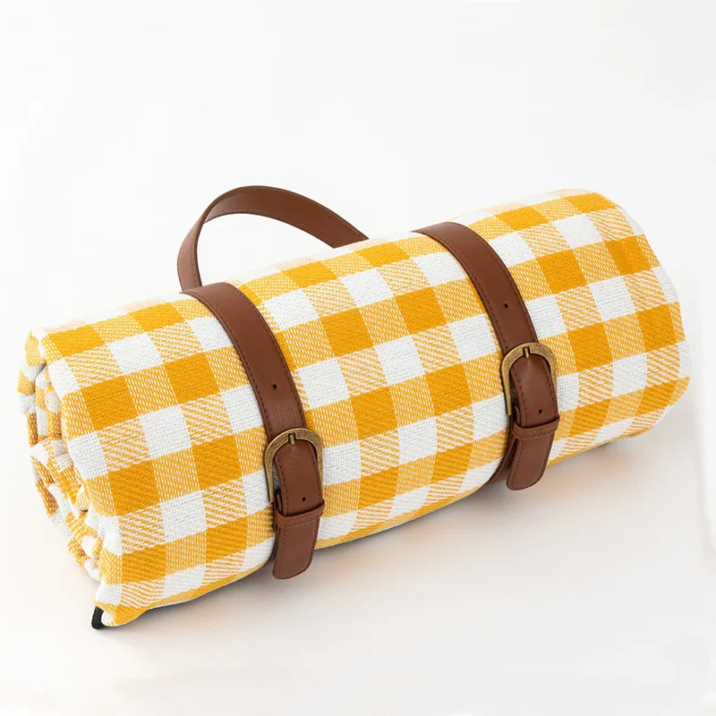 Portable Water Resistant Picnic Mat with Handles