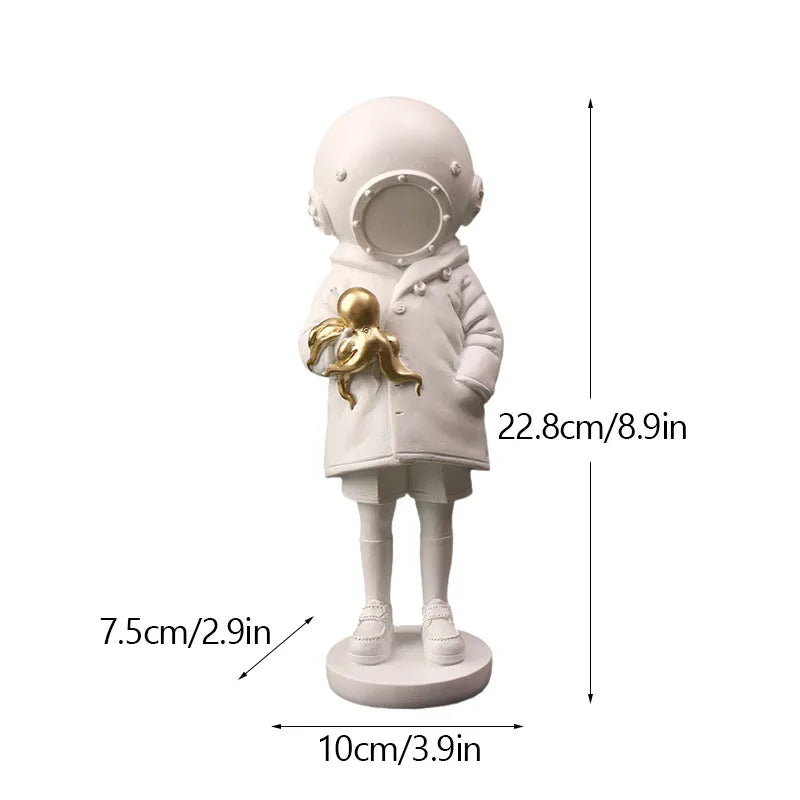 Banksy Figurines | Pop Art Decor | Modern Home Accents