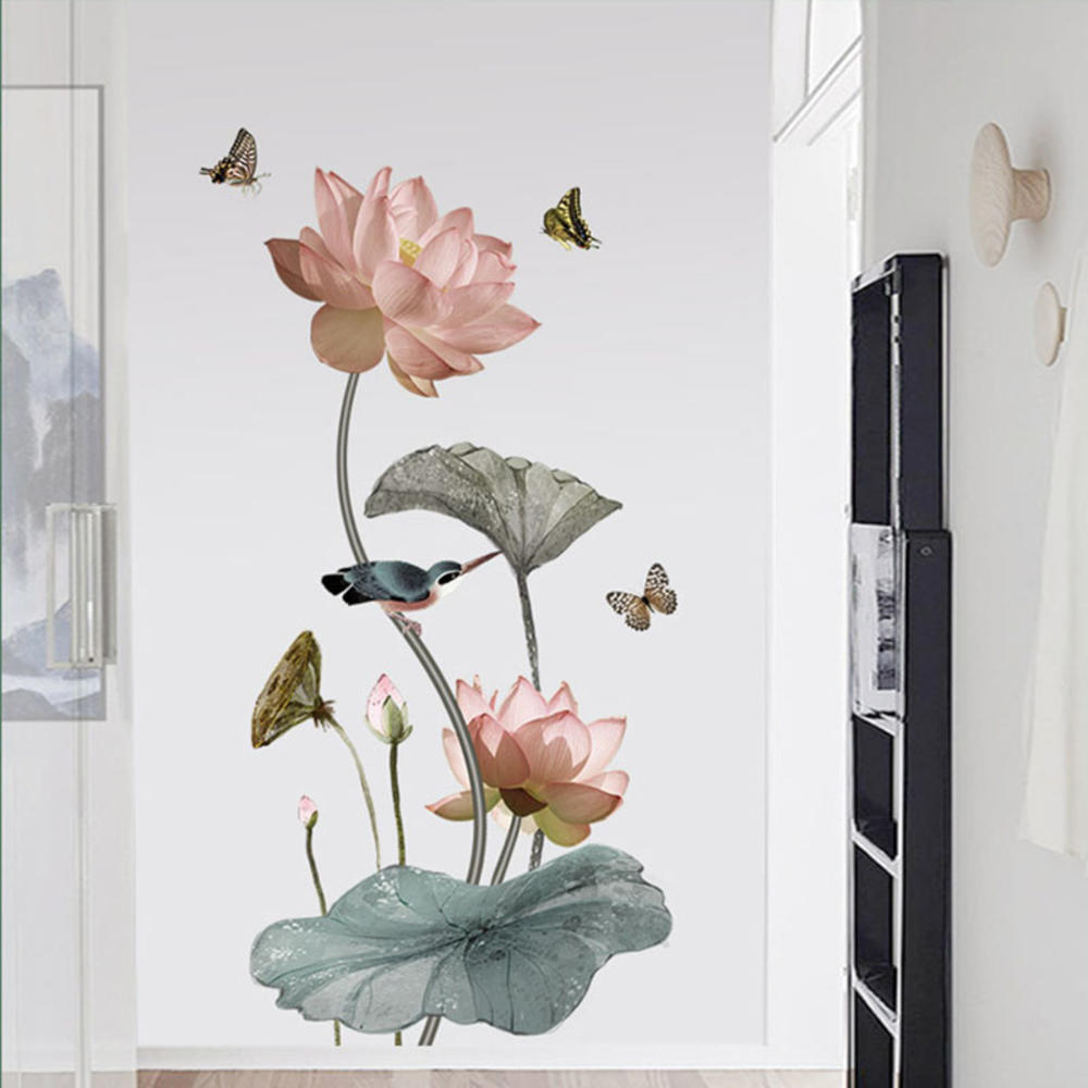 Beautiful Floral Vinyl Wall Decal - Halri
