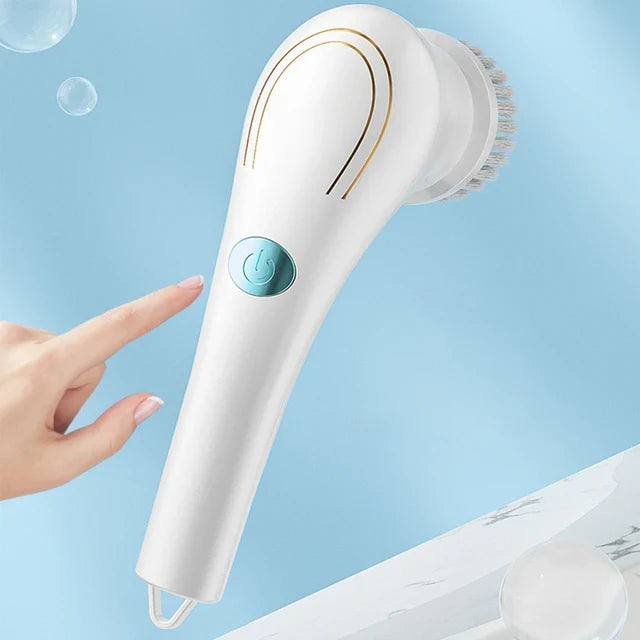 Fast Easy Spin Cleaning Brush for Home and Kitchen