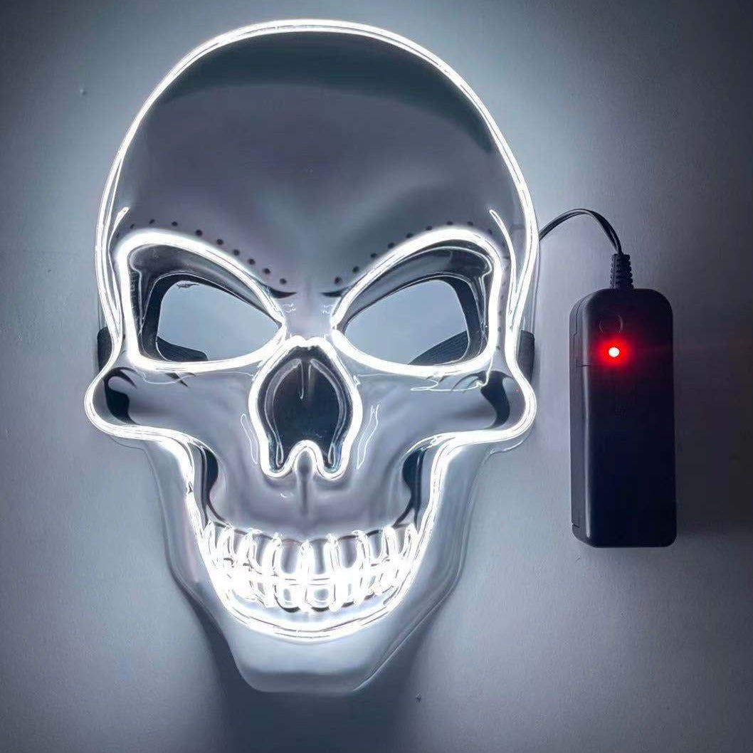 Glowing LED Skull Party Mask
