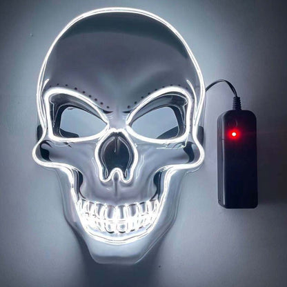 Glowing LED Skull Party Mask