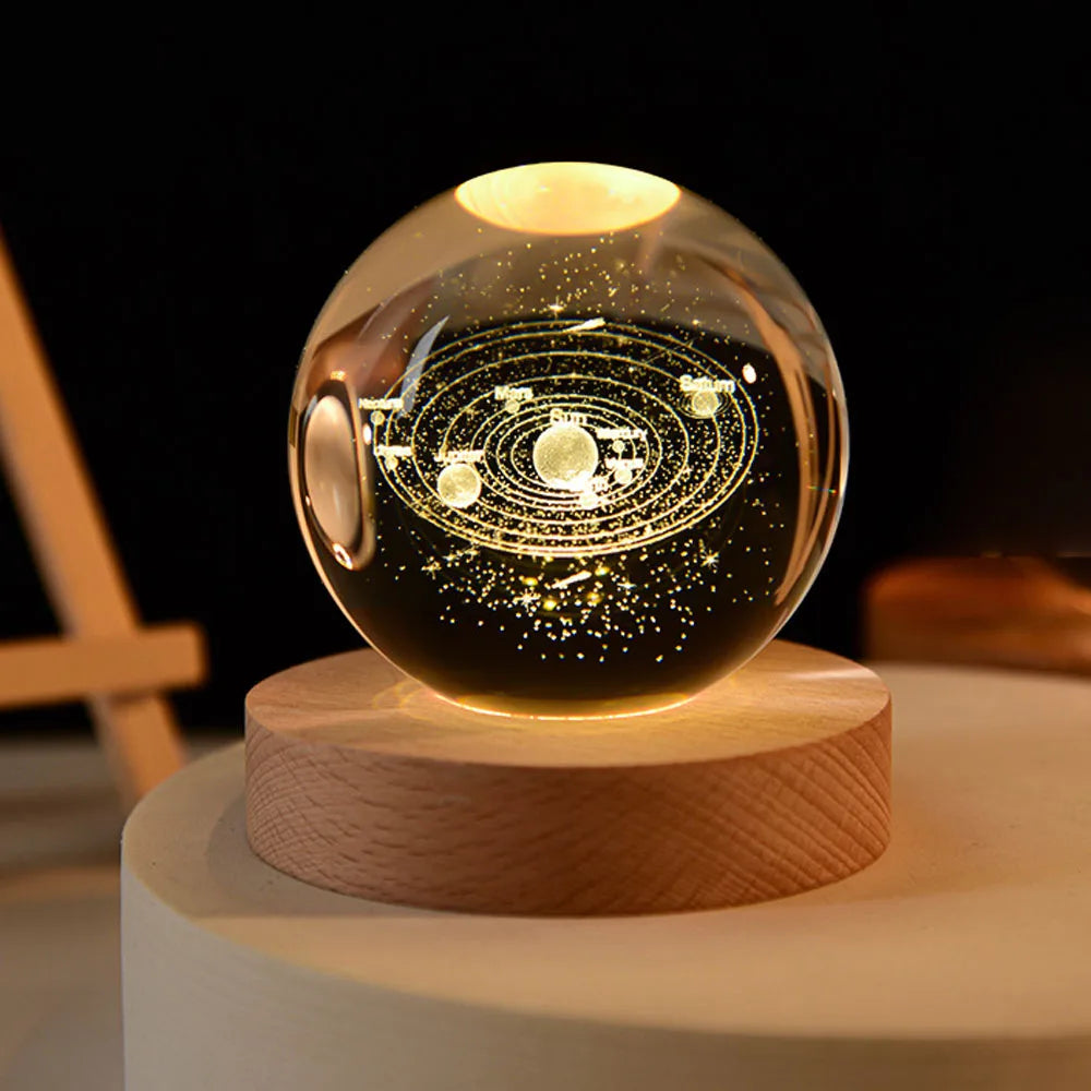 Colorful 3D Planet Globe Lamp