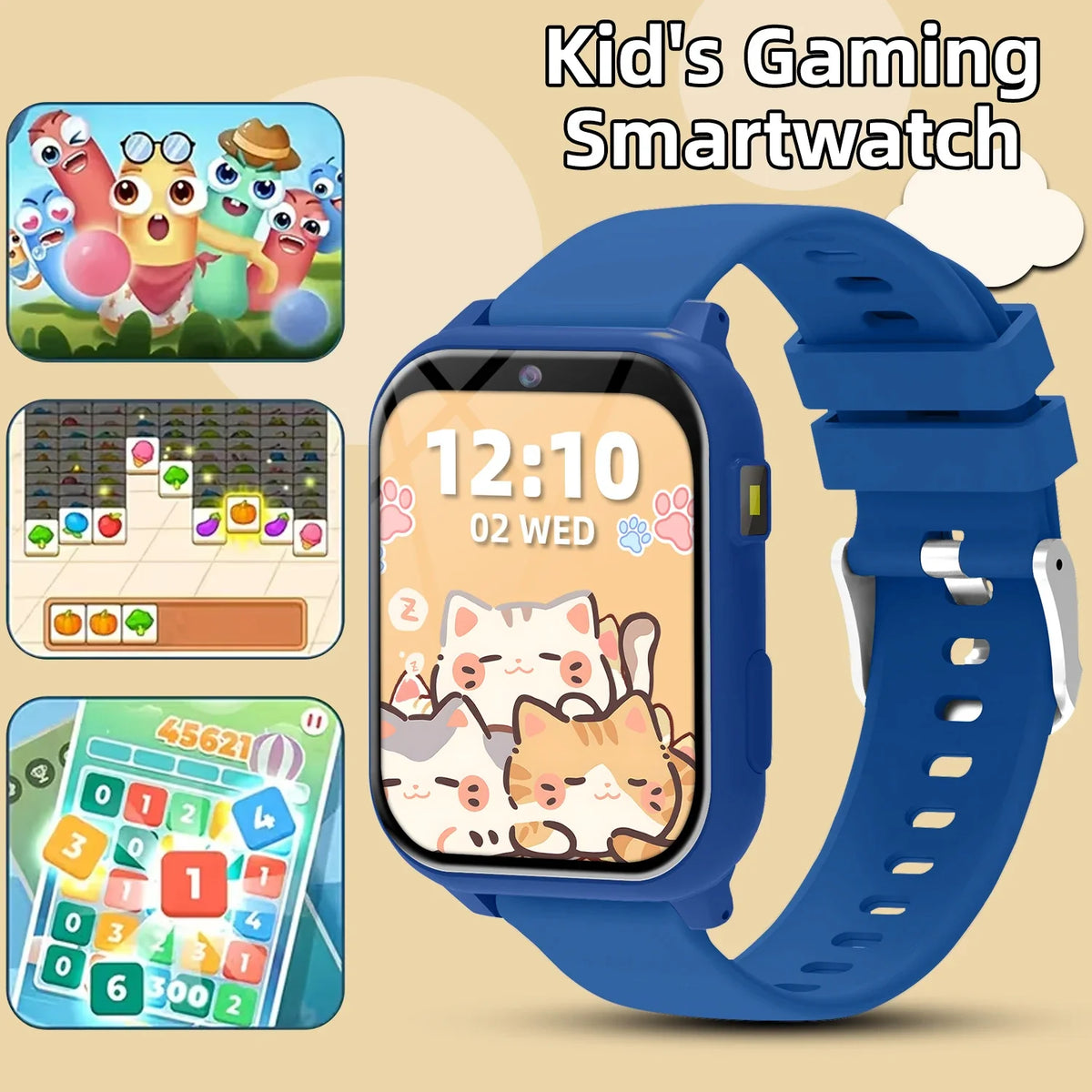 Kids Digital Watch with Alarm and Games – Halri