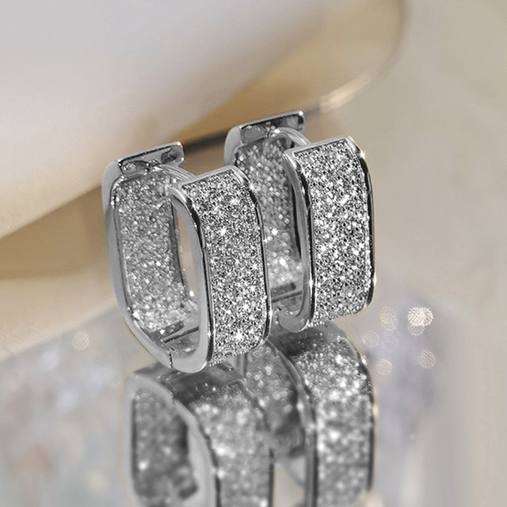 Classic Korean Hoop Drop Earrings