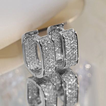 Classic Korean Hoop Drop Earrings