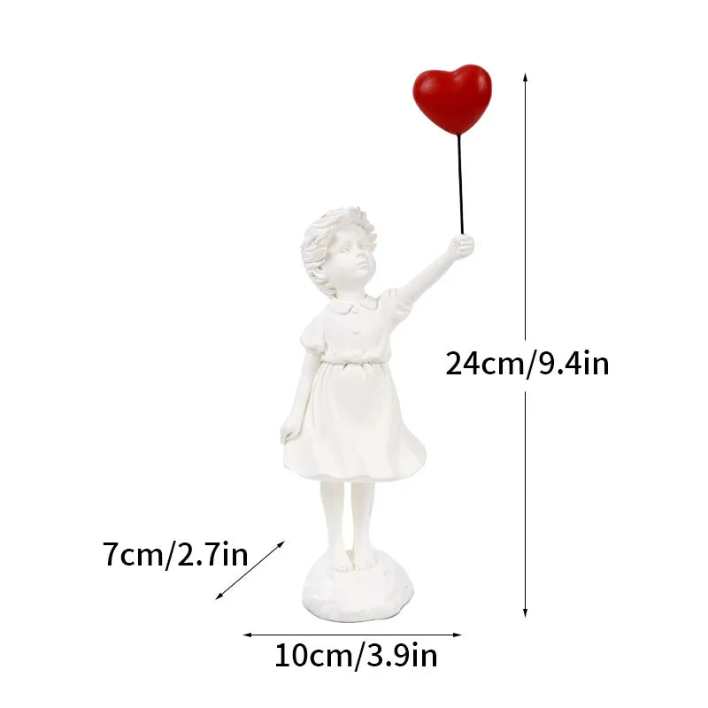 Banksy Figurines | Pop Art Decor | Modern Home Accents
