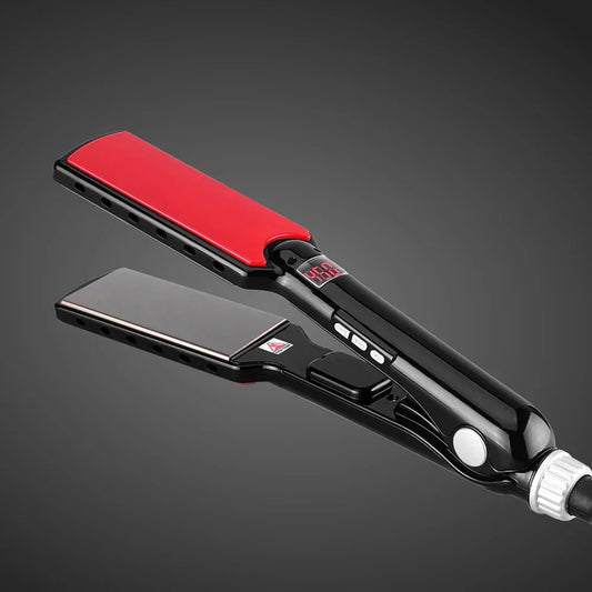 Advanced Titanium Flat Iron with Extra Wide Plates - Halri
