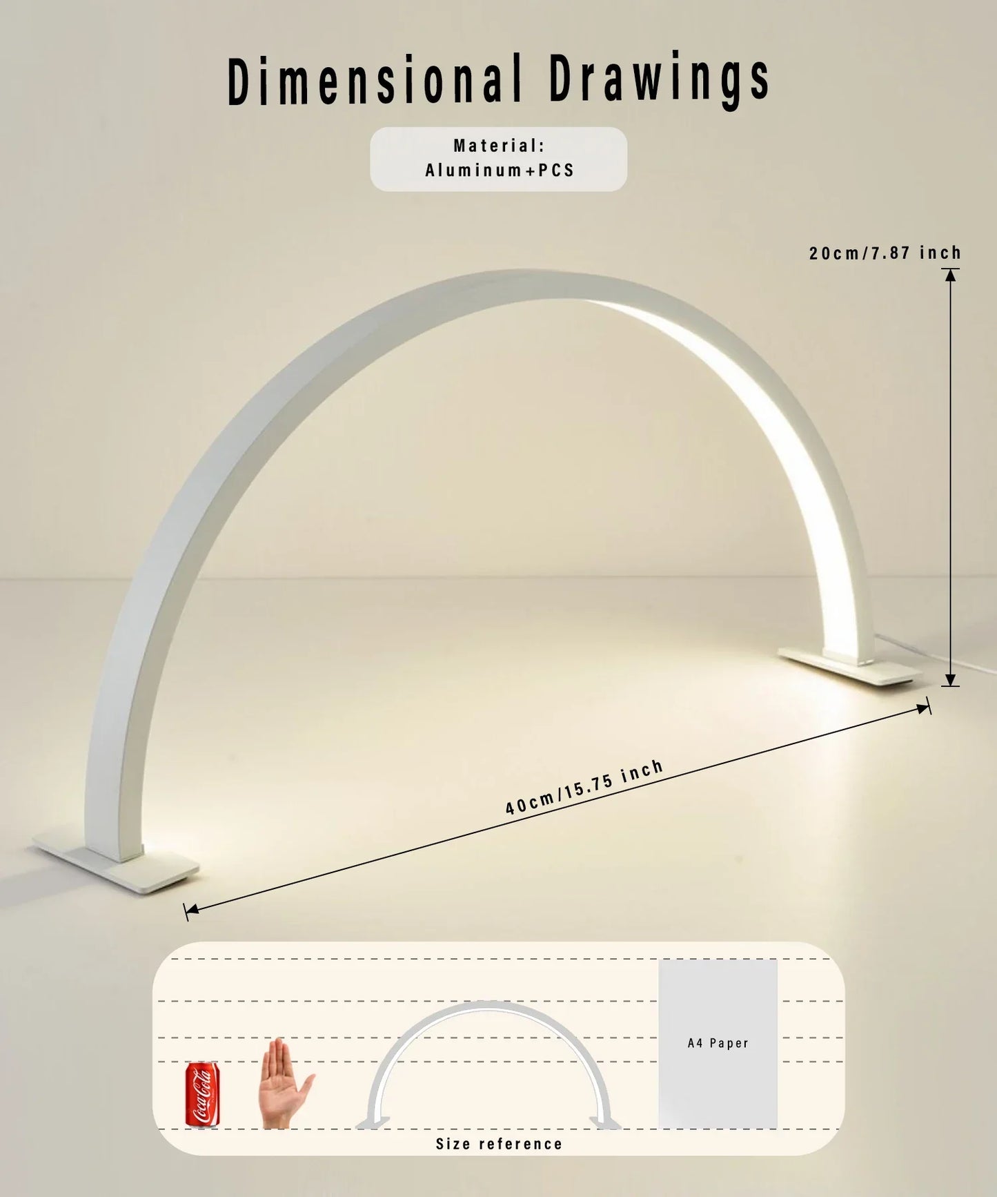 Compact LED Nail Light with USB