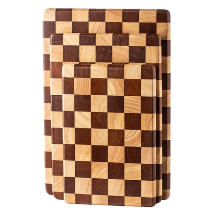 Premium Wooden Cutting Board with Non Slip Base