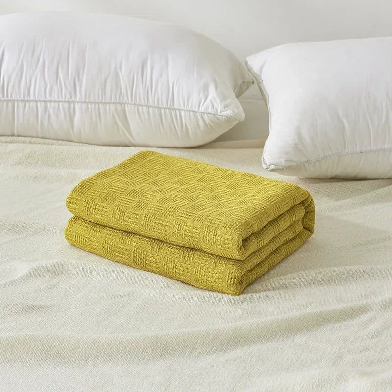 Soft Cotton Throw Blanket