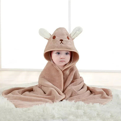 Adorable Kids Hooded Bath Towel