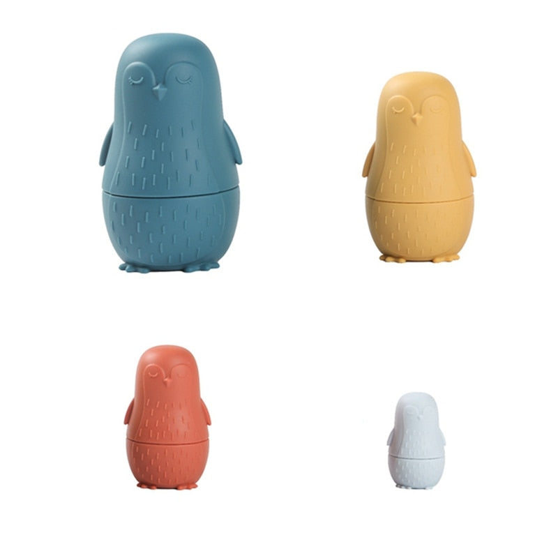 Colorful Stackable Russian Dolls Set