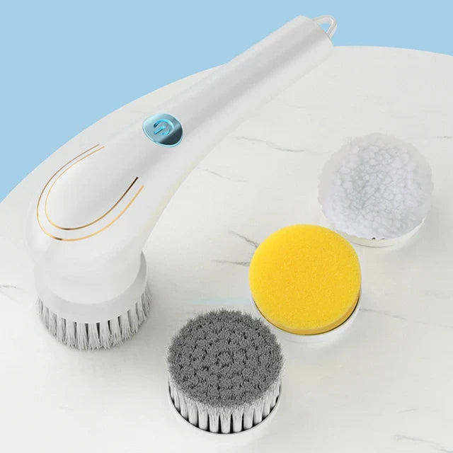 Fast Easy Spin Cleaning Brush for Home and Kitchen