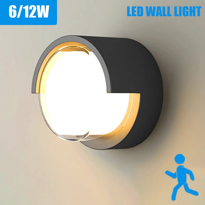 Outdoor Motion Sensor LED Wall Light - Halri