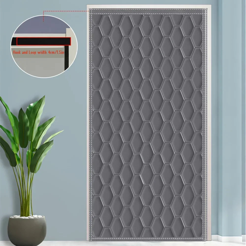 Warm Winter Door Curtain Thermal Insulation Drapes