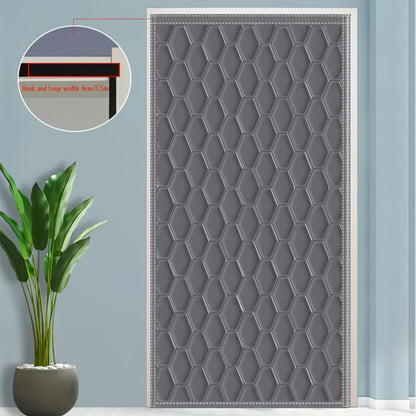 Warm Winter Door Curtain Thermal Insulation Drapes