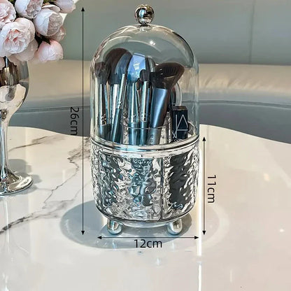 Rotating Makeup Storage Case with Lid - Halri