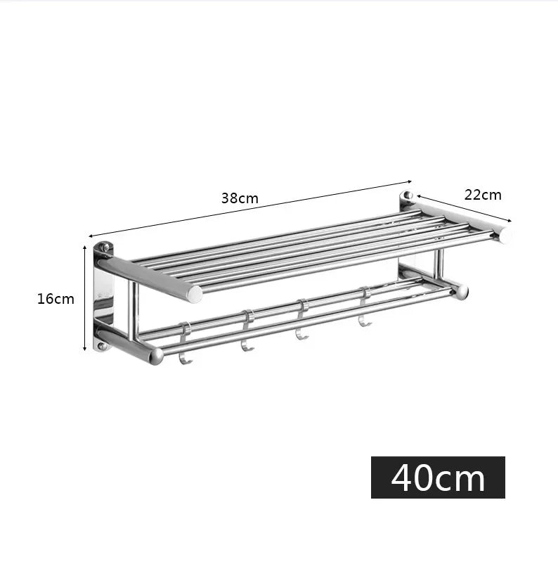 Premium Stainless Steel Bathroom Towel Holder - Halri