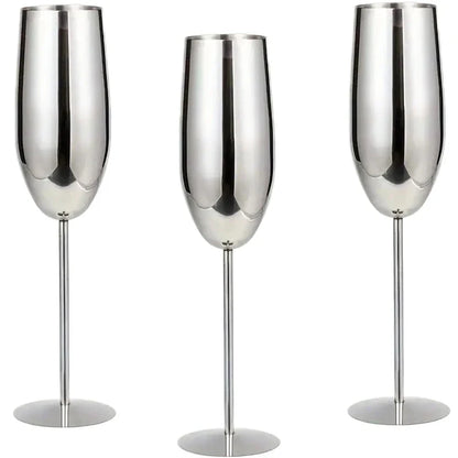 Durable Steel Wine Glasses (6 Piece Set) - Halri