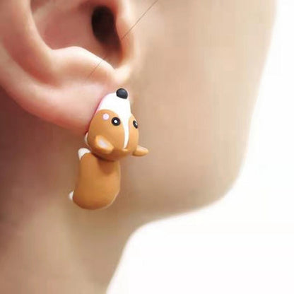 Fun Animal Face Cartoon Earrings