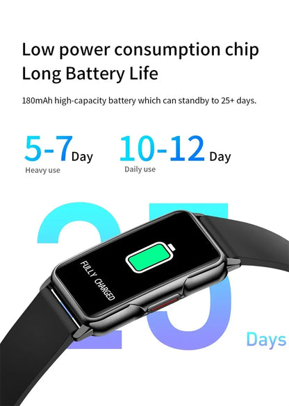 Waterproof Touch Fitness Tracker Watch for Men Women