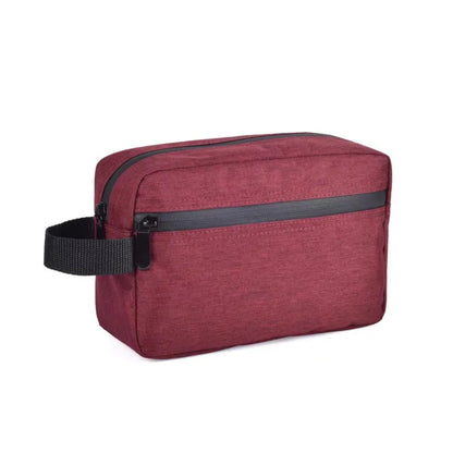 Waterproof Travel Toiletry Bag with Leather Strap