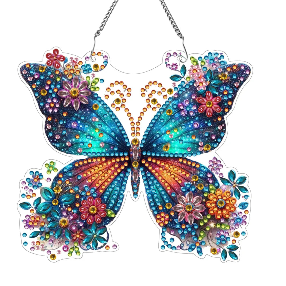 Colorful Butterfly Diamond Art Pendant Decoration