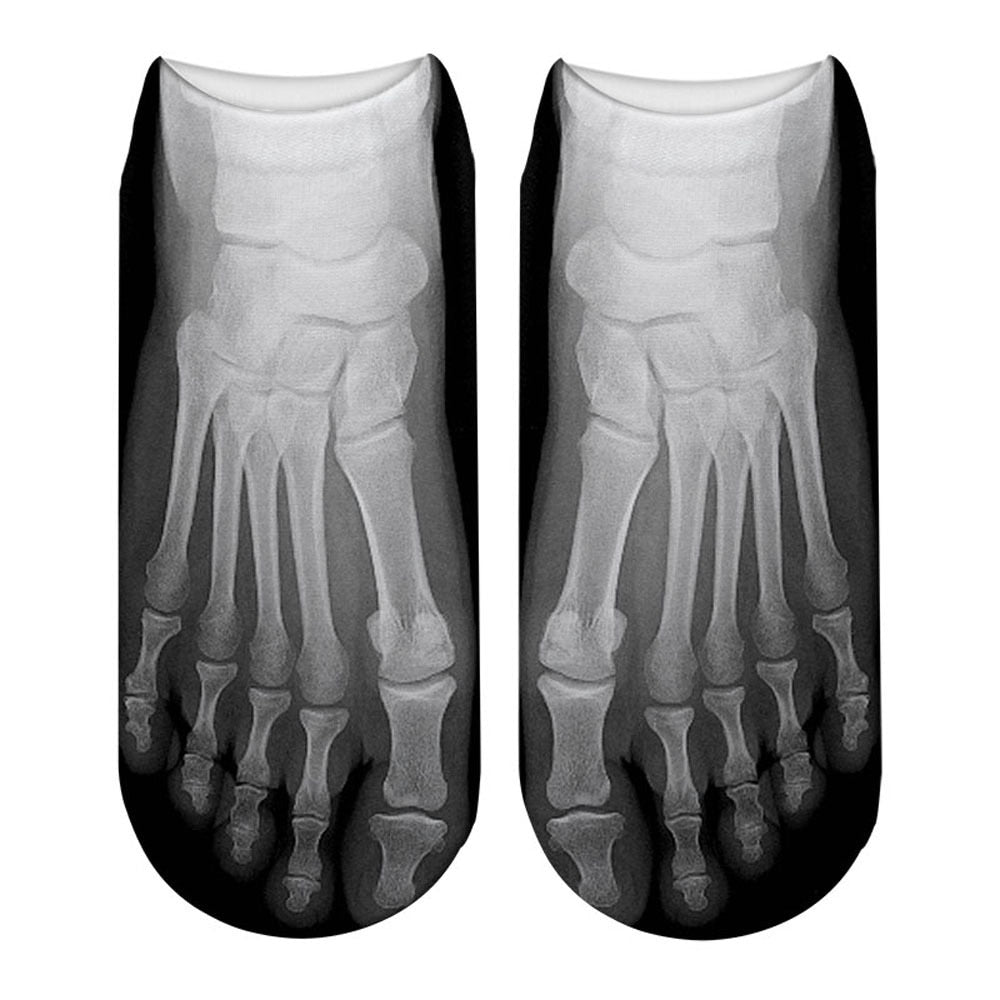 Quirky 3D Designed Humorous Ankle Socks - Halri
