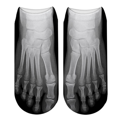 Quirky 3D Designed Humorous Ankle Socks - Halri