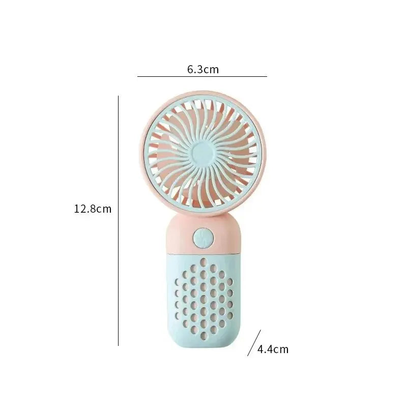 Compact Rechargeable Mini Hand Fan with Scent