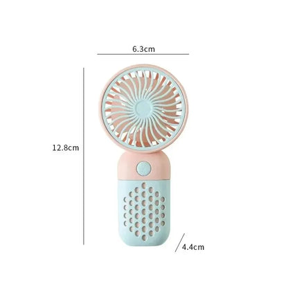 Compact Rechargeable Mini Hand Fan with Scent