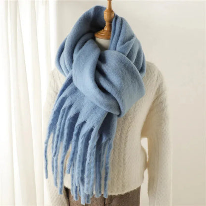 Cozy Solid Color Halri Throw Blanket