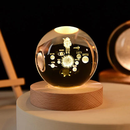 Colorful 3D Planet Globe Lamp