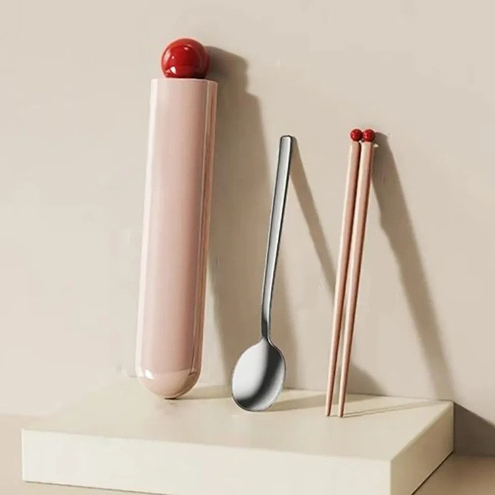 Compact Reusable Travel Chopstick Utensil Set