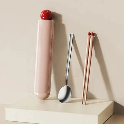 Compact Reusable Travel Chopstick Utensil Set
