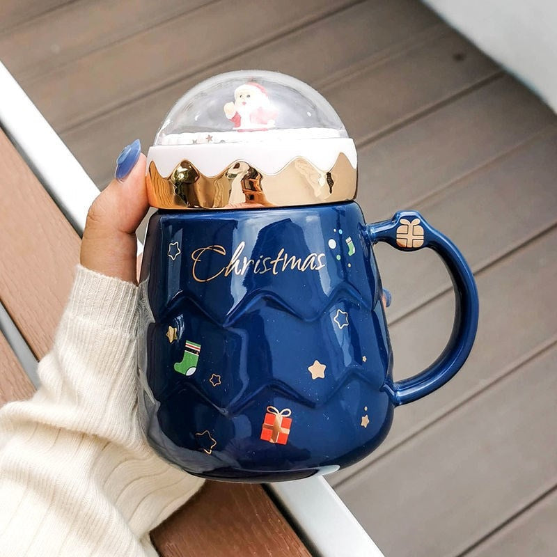 Fun 3D Holiday Christmas Mugs
